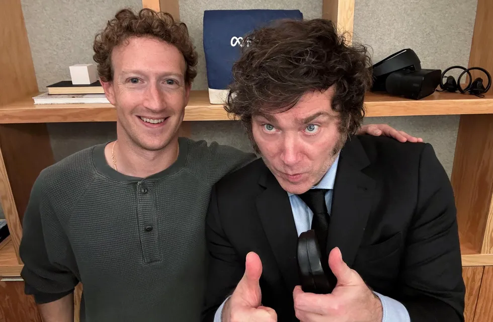 Milei se reunió con Zuckerberg antes de su participación en la investidura presidencial de El Salvador