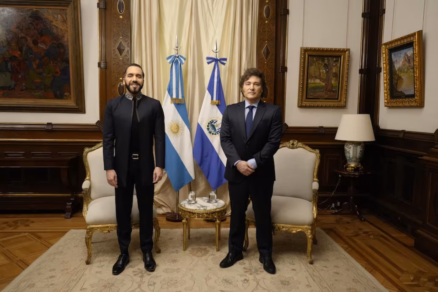 Encuentro en la Casa Rosada: Javier Milei recibió a Nayib Bukele