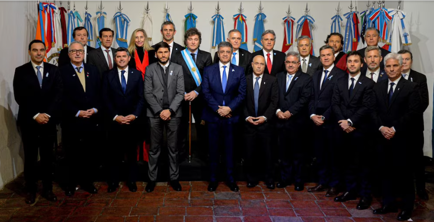 Milei se reúne con 20 gobernadores en Casa Rosada para avanzar en consensos y debatir el Presupuesto 2026